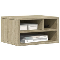 Produktbild för Skrivarställ sonoma-ek 40x32x22,5 cm konstruerat trä