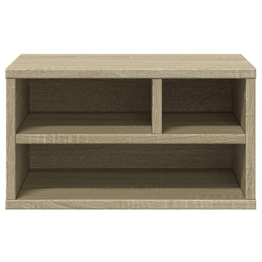 Produktbild för Skrivarställ sonoma-ek 40x32x22,5 cm konstruerat trä