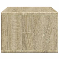 Produktbild för Skrivarställ sonoma-ek 40x32x22,5 cm konstruerat trä
