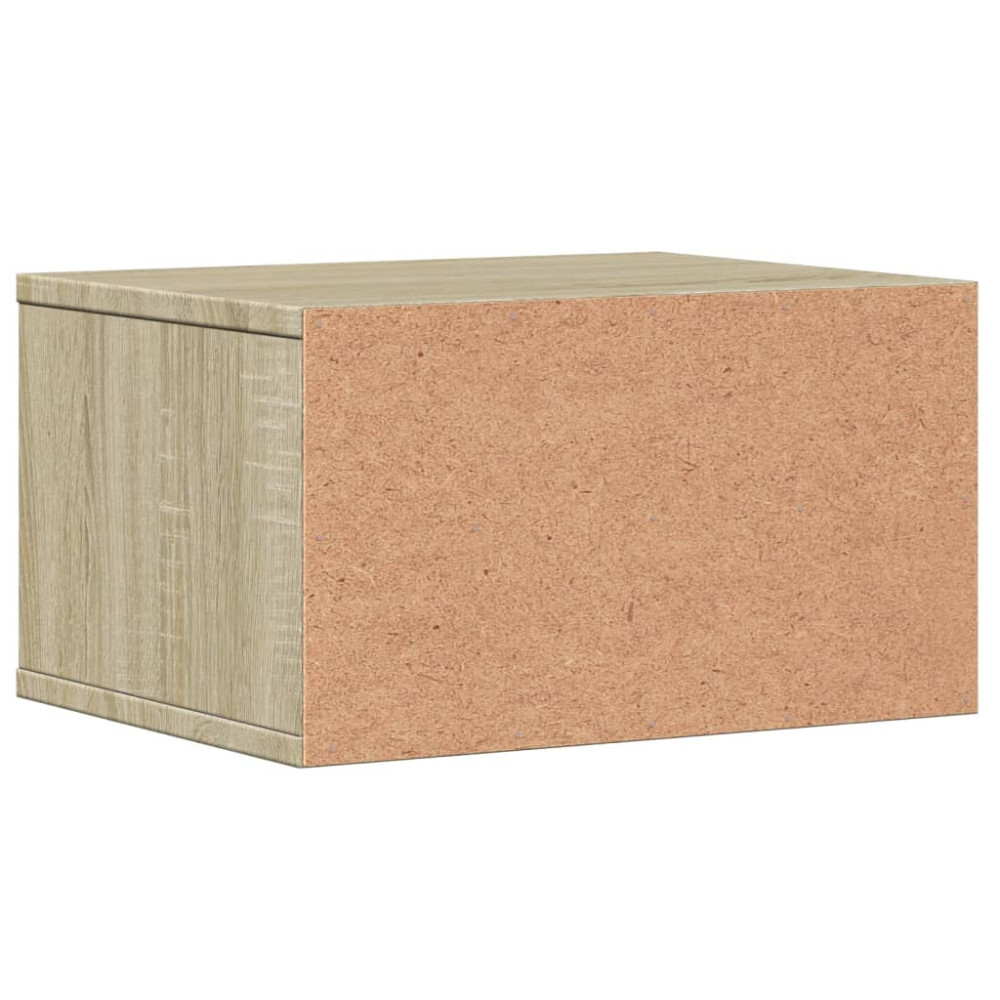 Produktbild för Skrivarställ sonoma-ek 40x32x22,5 cm konstruerat trä