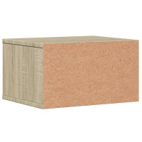 Produktbild för Skrivarställ sonoma-ek 40x32x22,5 cm konstruerat trä