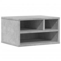 Produktbild för Skrivarställ betonggrå 40x32x22,5 cm konstruerat trä