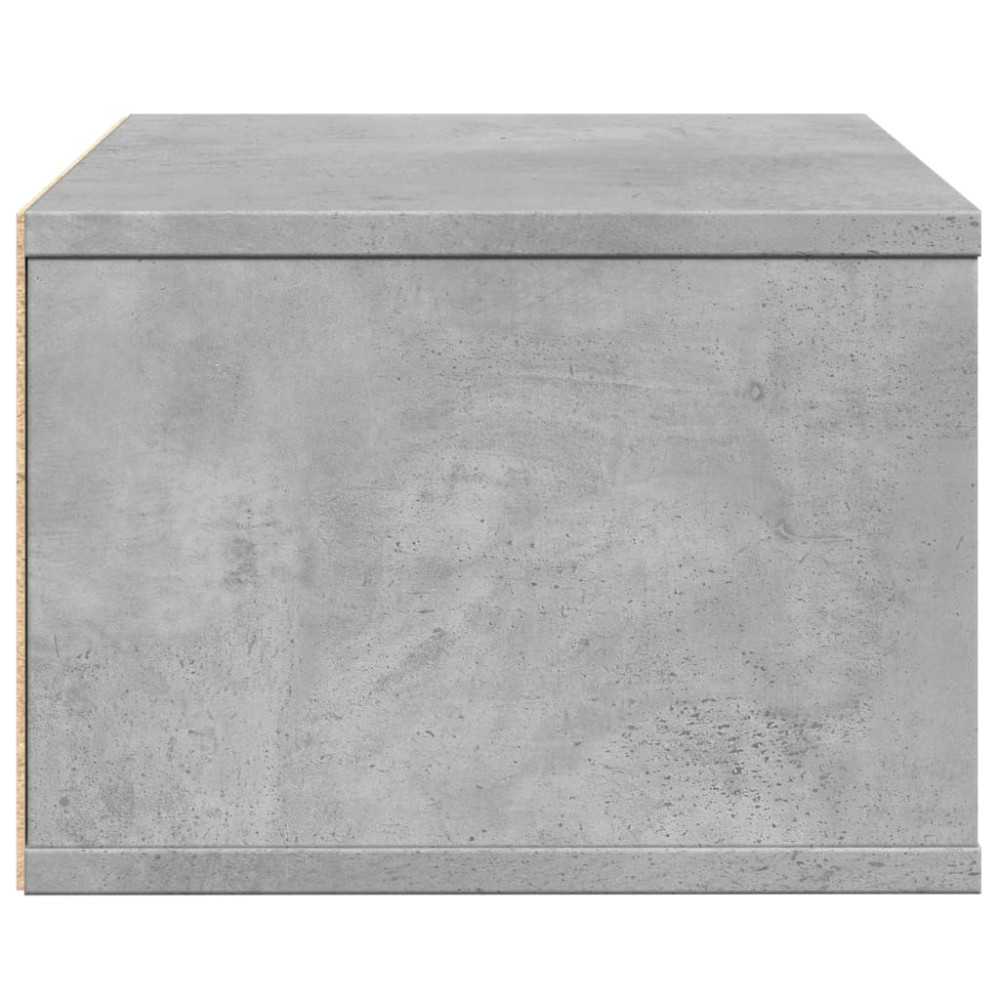 Produktbild för Skrivarställ betonggrå 40x32x22,5 cm konstruerat trä