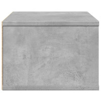 Produktbild för Skrivarställ betonggrå 40x32x22,5 cm konstruerat trä