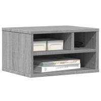 Produktbild för Skrivarställ grå sonoma 40x32x22,5 cm konstruerat trä