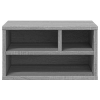 Produktbild för Skrivarställ grå sonoma 40x32x22,5 cm konstruerat trä