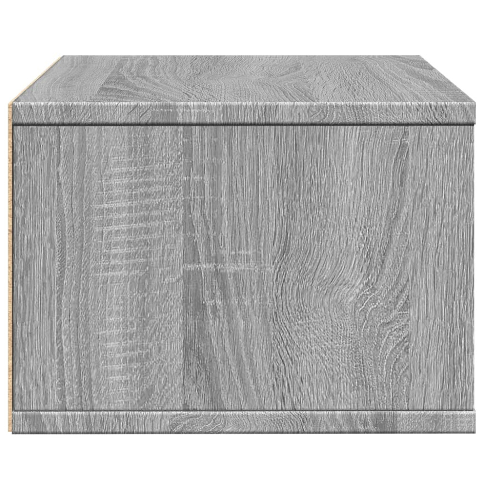 Produktbild för Skrivarställ grå sonoma 40x32x22,5 cm konstruerat trä