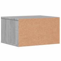 Produktbild för Skrivarställ grå sonoma 40x32x22,5 cm konstruerat trä