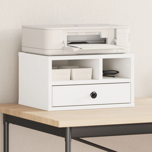vidaXL Skrivarställ vit 40x32x22,5 cm konstruerat trä