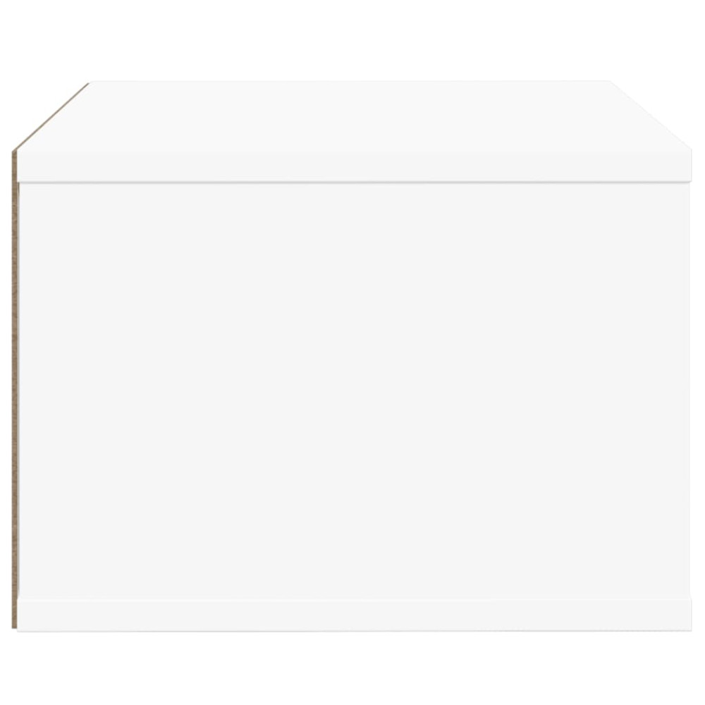Produktbild för Skrivarställ vit 40x32x22,5 cm konstruerat trä