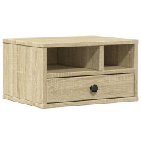 Produktbild för Skrivarställ sonoma-ek 40x32x22,5 cm konstruerat trä