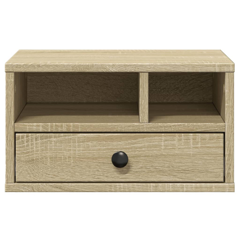 Produktbild för Skrivarställ sonoma-ek 40x32x22,5 cm konstruerat trä