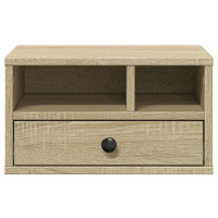 Produktbild för Skrivarställ sonoma-ek 40x32x22,5 cm konstruerat trä