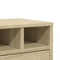 Produktbild för Skrivarställ sonoma-ek 40x32x22,5 cm konstruerat trä