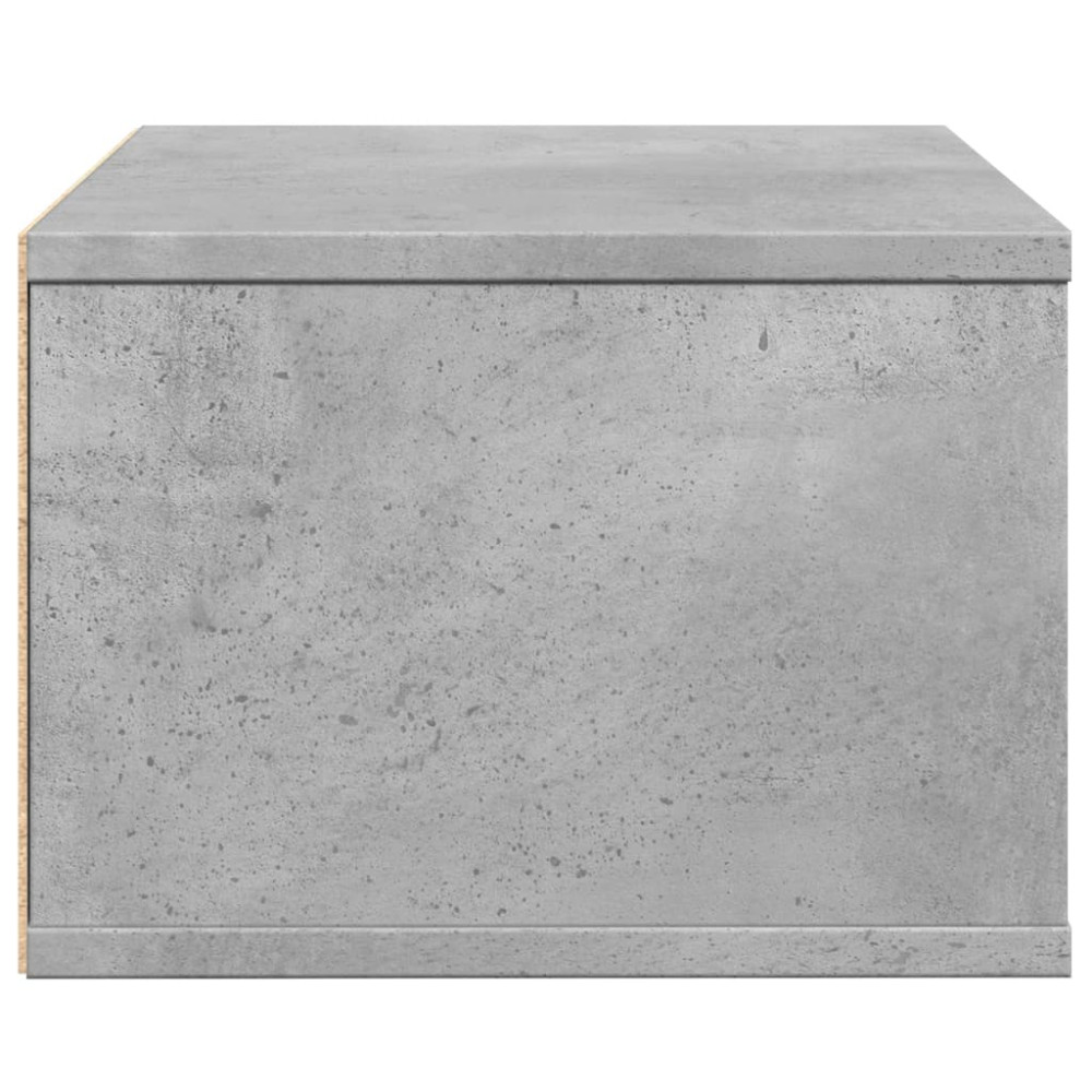 Produktbild för Skrivarställ betonggrå 40x32x22,5 cm konstruerat trä