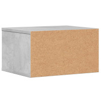 Produktbild för Skrivarställ betonggrå 40x32x22,5 cm konstruerat trä