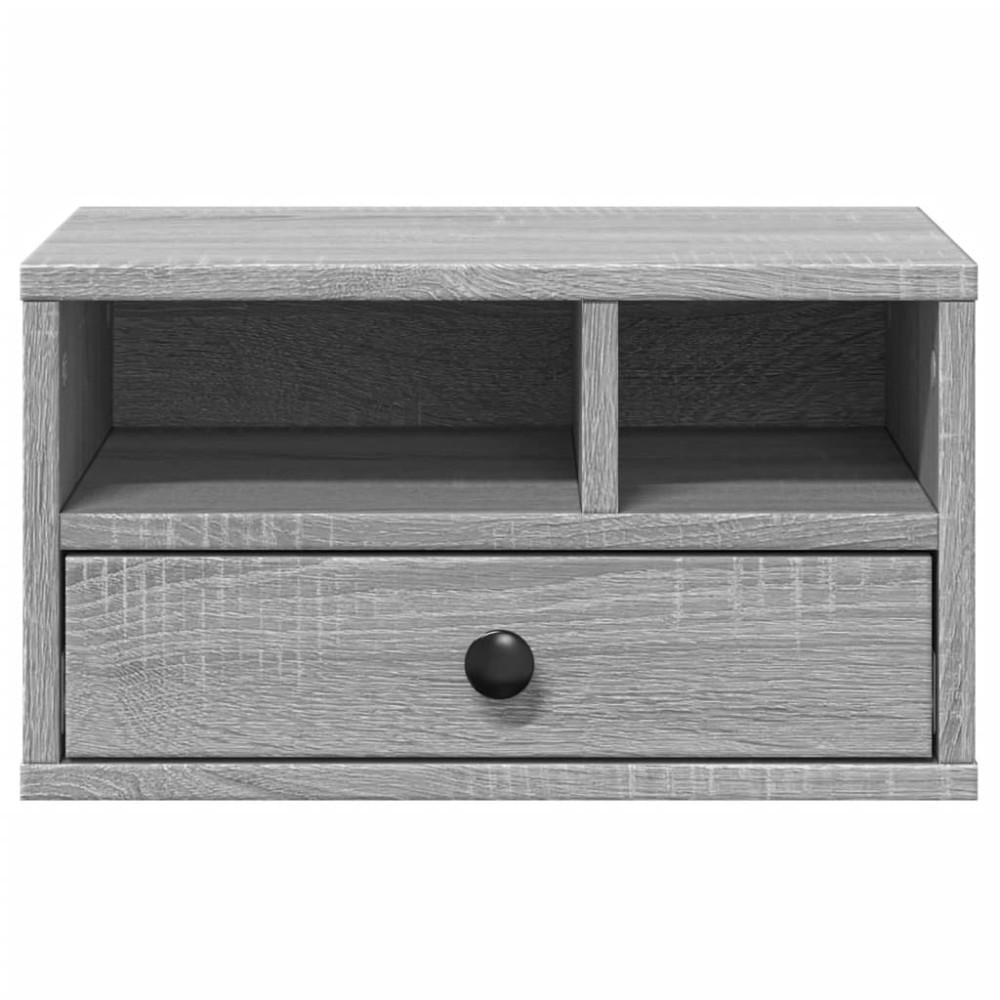 Produktbild för Skrivarställ grå sonoma 40x32x22,5 cm konstruerat trä