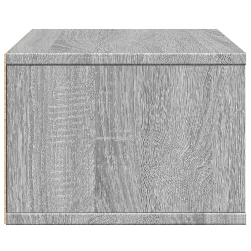Produktbild för Skrivarställ grå sonoma 40x32x22,5 cm konstruerat trä