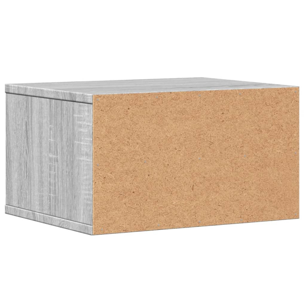 Produktbild för Skrivarställ grå sonoma 40x32x22,5 cm konstruerat trä