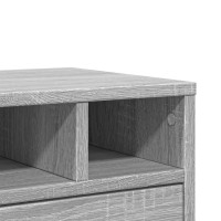 Produktbild för Skrivarställ grå sonoma 40x32x22,5 cm konstruerat trä