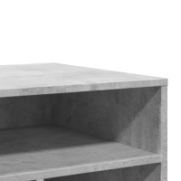 Produktbild för Skrivarställ med hjul betonggrå 60x50x67 cm