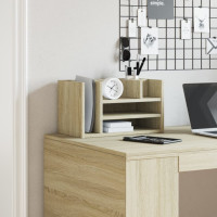 Produktbild för Skrivbordshyllor sonoma-ek 44,5x24x25 cm konstruerat trä