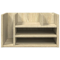 Produktbild för Skrivbordshyllor sonoma-ek 44,5x24x25 cm konstruerat trä