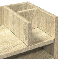 Produktbild för Skrivbordshyllor sonoma-ek 44,5x24x25 cm konstruerat trä