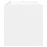 Produktbild för Skrivbordshyllor betonggrå 44,5x24x25 cm konstruerat trä