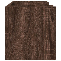 Produktbild för Skrivbordshyllor brun ek 44,5x24x25 cm konstruerat trä