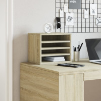 Produktbild för Skrivbordshyllor sonoma-ek 36x26x29,5 cm konstruerat trä