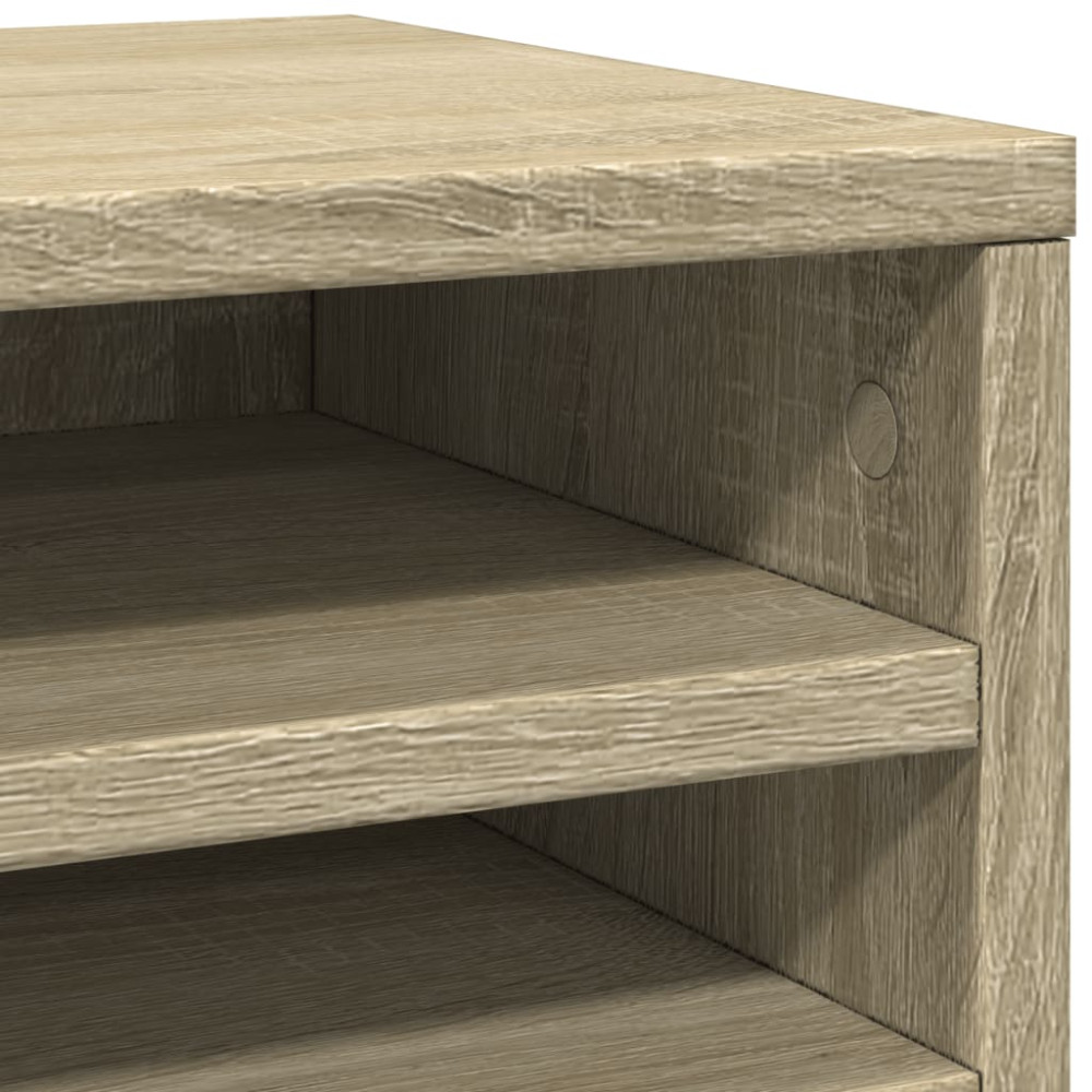 Produktbild för Skrivbordshyllor sonoma-ek 36x26x29,5 cm konstruerat trä
