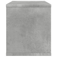 Produktbild för Skrivbordshyllor betonggrå 36x26x29,5 cm konstruerat trä