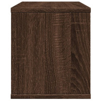 Produktbild för Skrivbordshyllor brun ek 36x26x29,5 cm konstruerat trä