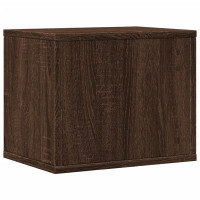 Produktbild för Skrivbordshyllor brun ek 36x26x29,5 cm konstruerat trä