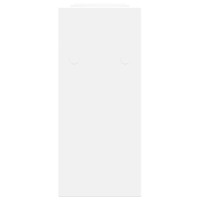 Produktbild för Skrivbordshylla vit 34,5x15,5x35,5 cm konstruerat trä