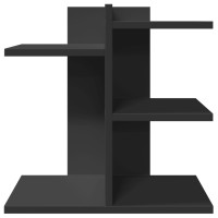 Produktbild för Skrivbordshyllor svart 42x21,5x42 cm konstruerat trä
