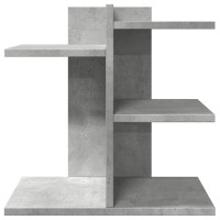 Produktbild för Skrivbordshyllor betonggrå 42x21,5x42 cm konstruerat trä