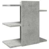 Produktbild för Skrivbordshyllor betonggrå 42x21,5x42 cm konstruerat trä