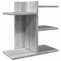 Produktbild för Skrivbordshyllor grå sonoma 42x21,5x42 cm konstruerat trä