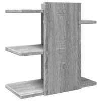 Produktbild för Skrivbordshyllor grå sonoma 42x21,5x42 cm konstruerat trä