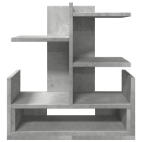 Produktbild för Skrivbordshyllor betonggrå 49x20x52,5 cm konstruerat trä