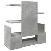 Produktbild för Skrivbordshyllor betonggrå 49x20x52,5 cm konstruerat trä
