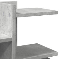 Produktbild för Skrivbordshyllor betonggrå 49x20x52,5 cm konstruerat trä