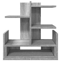 Produktbild för Skrivbordshyllor grå sonoma 49x20x52,5 cm konstruerat trä