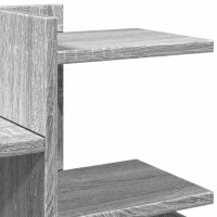 Produktbild för Skrivbordshyllor grå sonoma 49x20x52,5 cm konstruerat trä