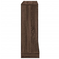 Produktbild för Spiselkrans brun ek 100x30x87,5 cm konstruerat trä