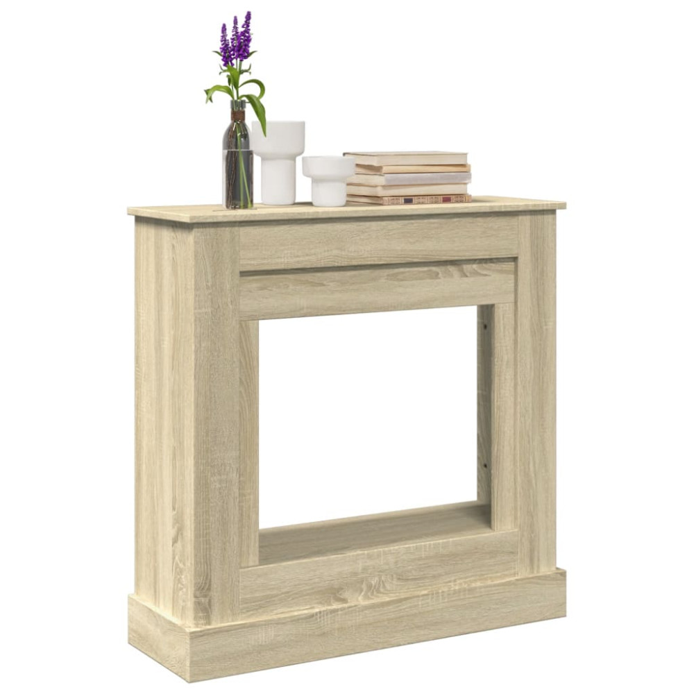 Produktbild för Spiselkrans sonoma-ek 90x30x90 cm konstruerat trä