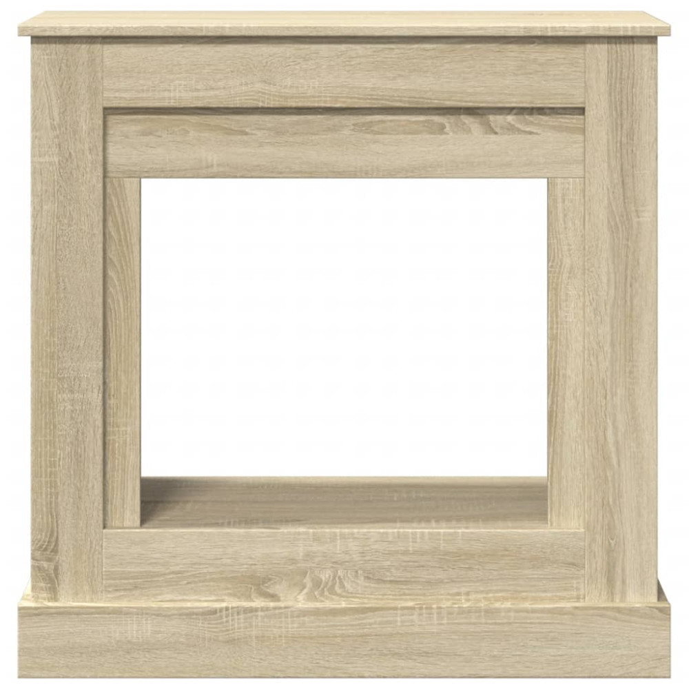 Produktbild för Spiselkrans sonoma-ek 90x30x90 cm konstruerat trä