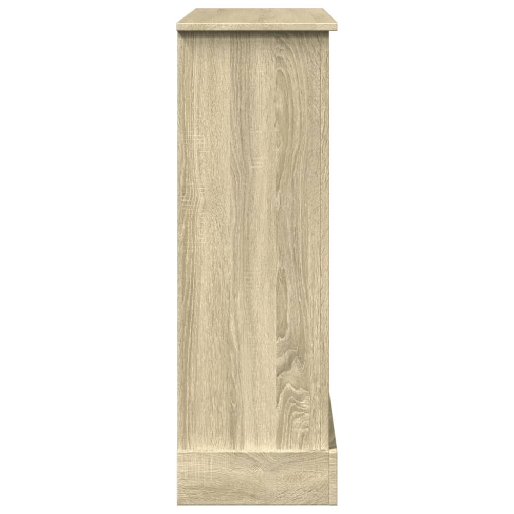 Produktbild för Spiselkrans sonoma-ek 90x30x90 cm konstruerat trä